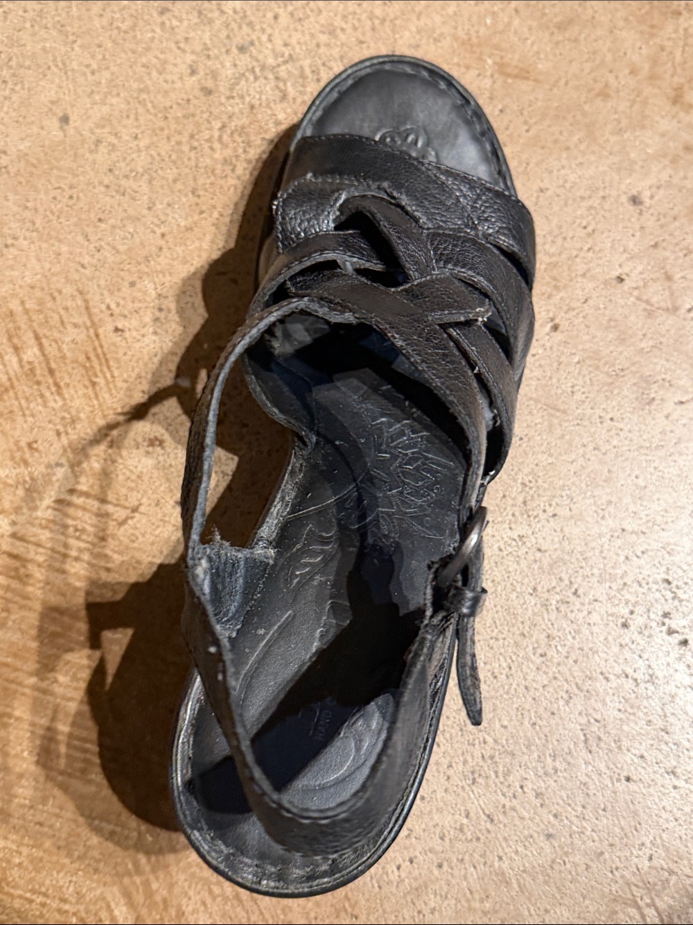 Born Black Leather Heels - Picture 5 of 7